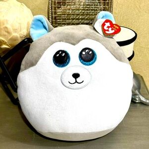 Slush B’day 04/30 Squish-a-Boos Ty Collection™
Grey/Wht Beanie Husky Sz:M 10”x9”